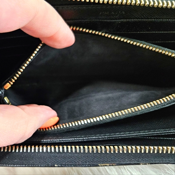 Prada Floral Leather Long Zip Wallet (Full Inclusion) - Picture 9 of 11